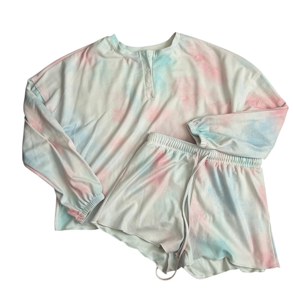 Women’s Tie-Dye Lounge Set, Medium